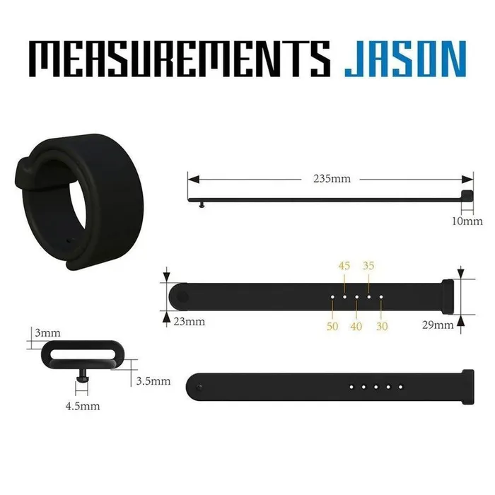 VelvOr Male Sex Toys VelvOr Rooster Jason Adjustable Hard Silicone Cock Ring