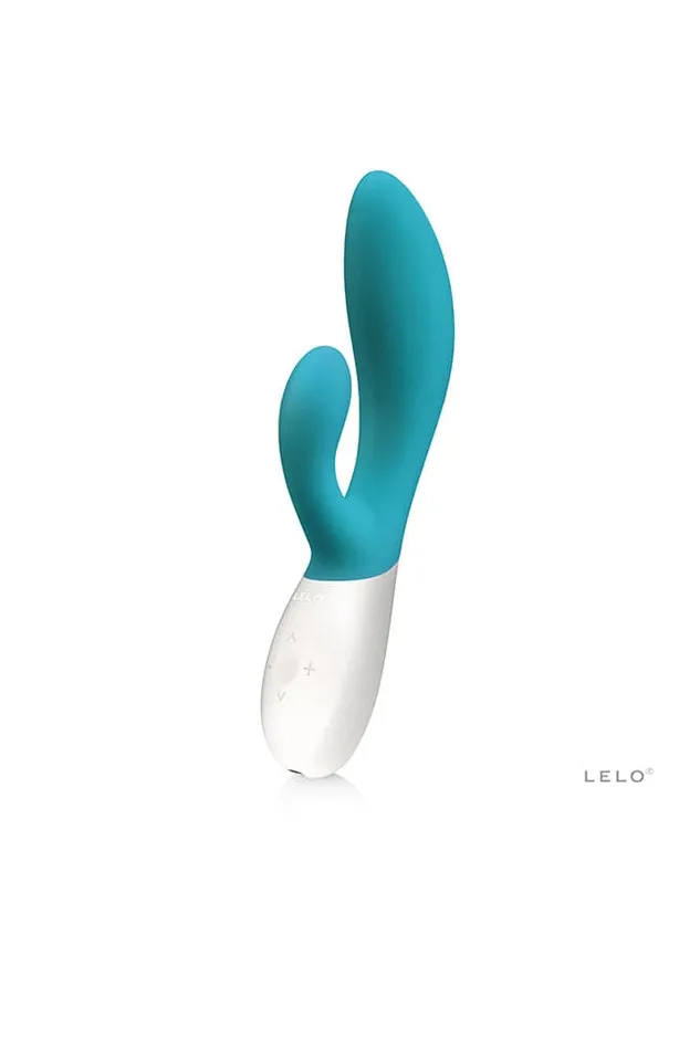 Vibrators Lelo Lelo Ina Wave Dual Action Vibrator Ocean Blue