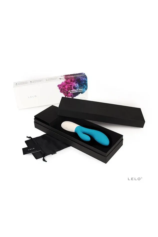 Vibrators Lelo Lelo Ina Wave Dual Action Vibrator Ocean Blue