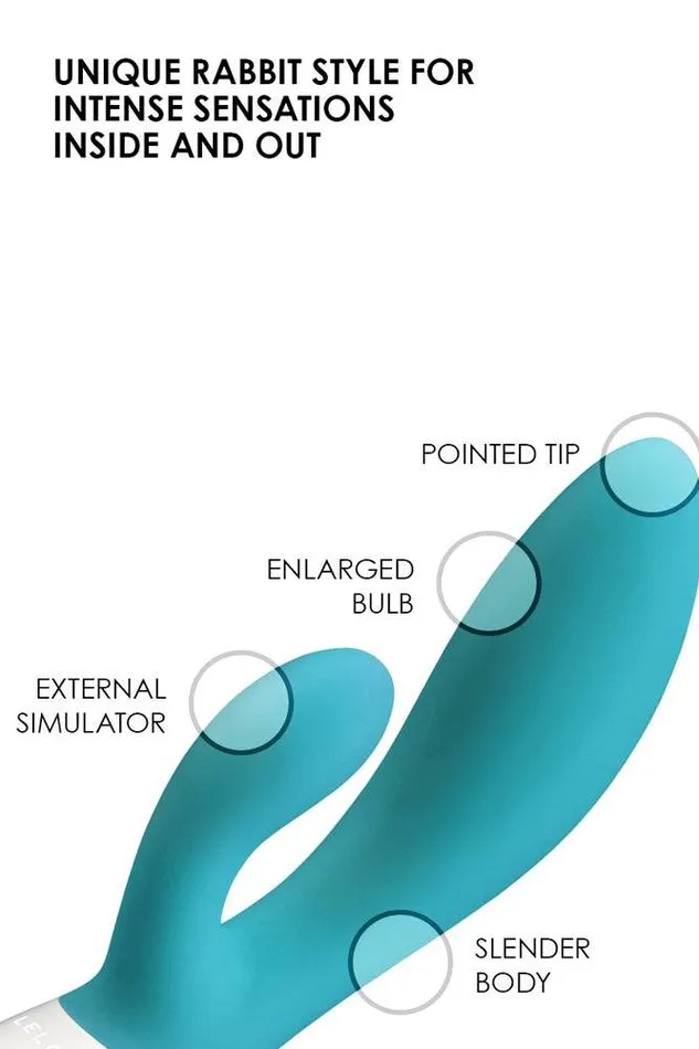 Vibrators Lelo Lelo Ina Wave Dual Action Vibrator Ocean Blue