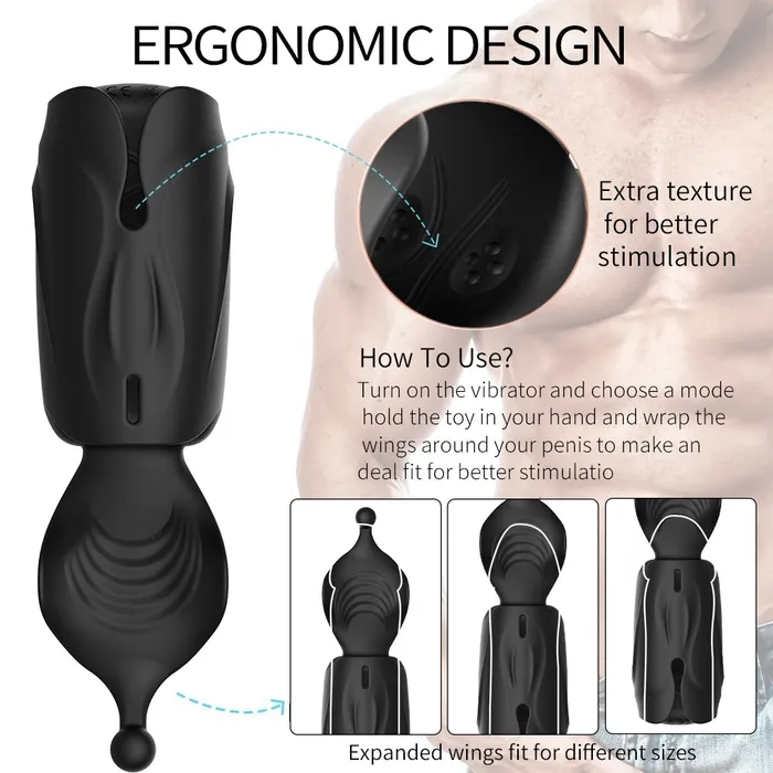 LAZADASEXTOYS Male Sex Toys Blowjob Male Masturbator for Men Penis Delay Trainer Electric Pulse Vibrator Automatic Oral Climax Glans Massager Pussy Sex Toys