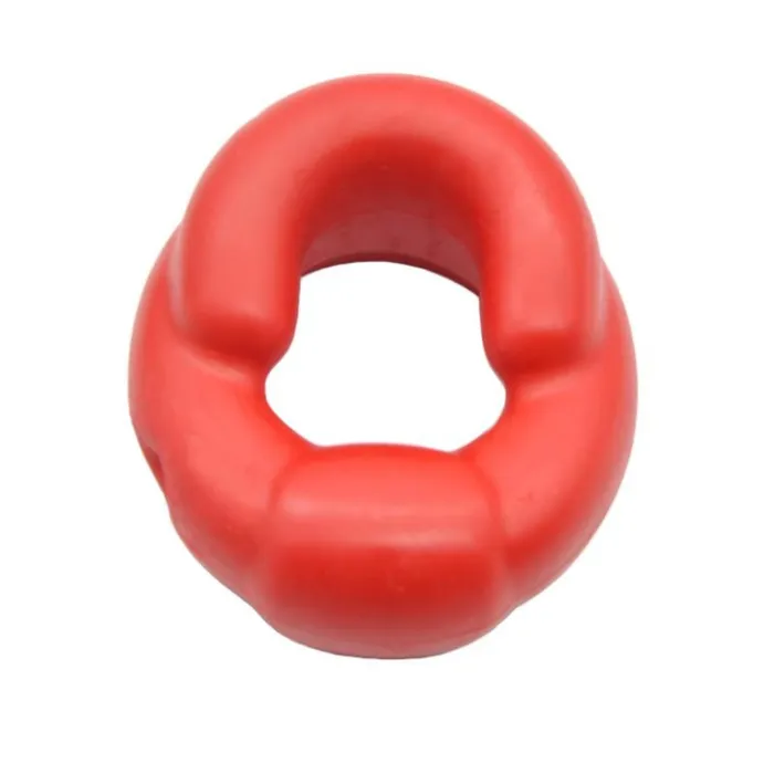 Lovegasm Male Sex Toys Red Silicone Cock and Ball Ring
