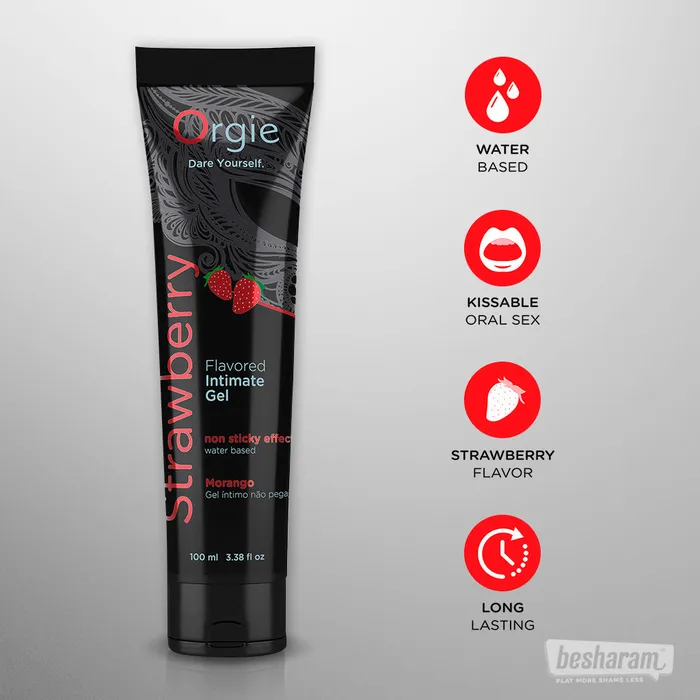 Orgie Vibrators Orgie Lube Tube Flavored