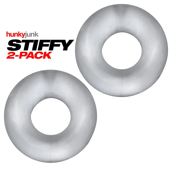 Stiffy 2Pack BulgeRings Clear Ice Oxballs Anal